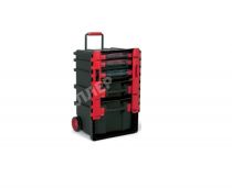Ящик для инструментов Prof. 500х410х770мм, передвижной, +3 органайзера, +чемодан для эл.инструментов, +чемодан для инструментов TAYG 159008