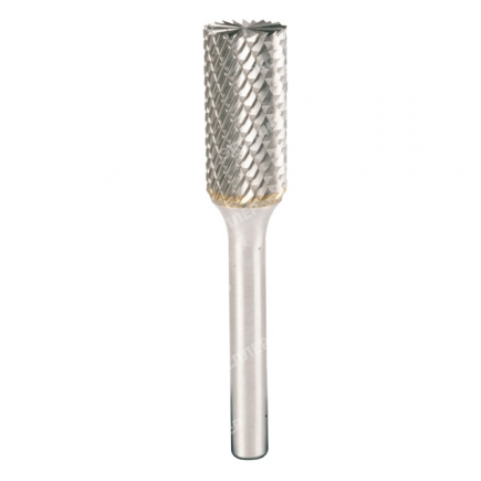 Бор-фреза по металлу форма В (цилиндр с торцовыми зубьями) 9,6*19,0/64,0 хв. 6 мм D.BOR 9f-11096k02d