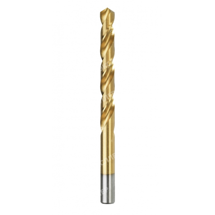 Сверла по металлу, нитрид титана, HSS-G Tin, 6,5*63/101 (10 шт.) D.BOR W-002-4200650T3D