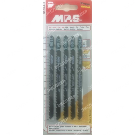 Пилки MP.S (Германия) 6tpi 132/110мм CV+MS 5шт 3106-L