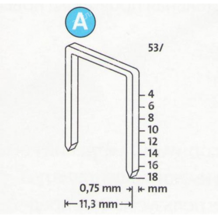 Скоба 53/4 2000шт Novus 042-0354