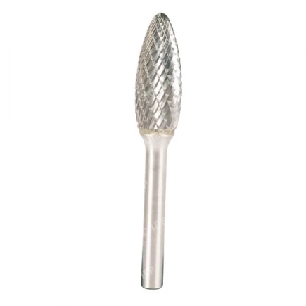 Бор-фреза по металлу форма Н (язык пламени) 16,0*36,0/81,0 хв. 6 мм D.BOR 9f-17160k02d