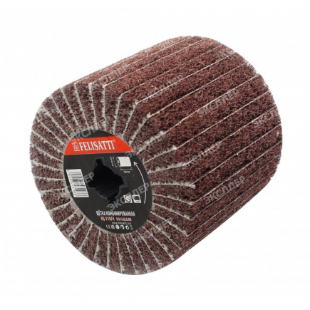 Щетка со шкуркой на нетканой основе для сатинирования Щ-110/4 Felisatti 3414.5.0.00
