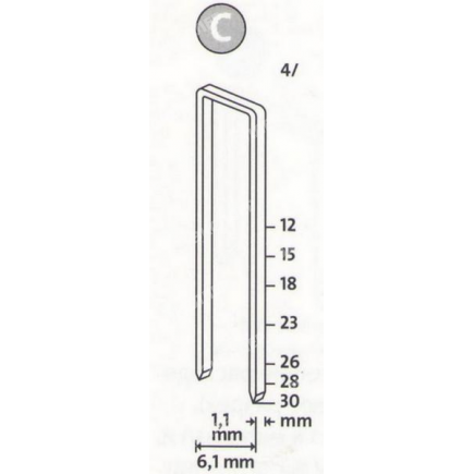 Скоба 4/30 1100шт Novus 042-0461