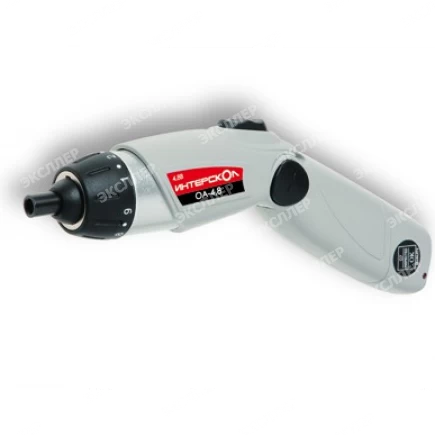 Отвертка аккумуляторная 4,8В 200об/мин 17поз кейс ОА-4,8 Интерскол