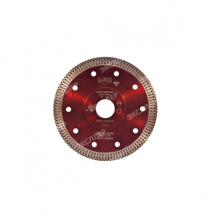 Алмазный диск Ceramic Turbo Slim T-10, 125x1,2x22,23 D.BOR CTS-T-10-0125-022