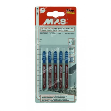 Пилки MP.S (Германия) 21tpi 75/50мм HSS 5шт T118A 3111
