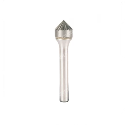 Бор-фреза по металлу форма K (зенкера с вершиной 90°) 9,6*5,0/53,0 хв. 6 мм D.BOR 9f-20096k02d