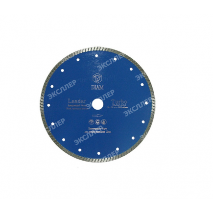 Диск алмазный Турбо Leader по железобетону (230х22.2 мм) DIAM 000068