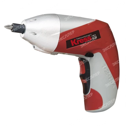 Отвертка аккумуляторная 3.6В Li-Ion реверс набор Kress 1-2 FIX UNI