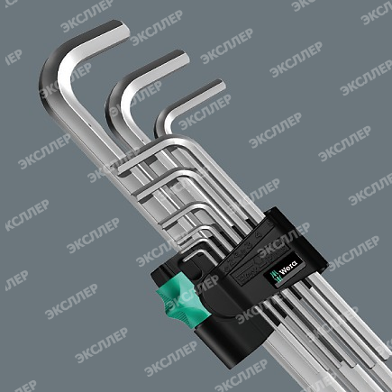 Набор угловых ключей на клипсе Wera 950PKL WE-022086
