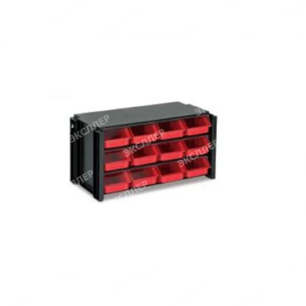 Полка составная (360x170x190мм), 12 выдвижных ячеек (80х170х50мм) TAYG 312007