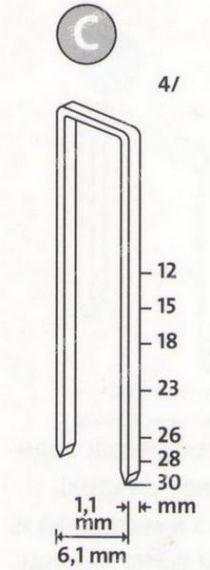 Скоба 4/35g 2000шт Novus 042-0620